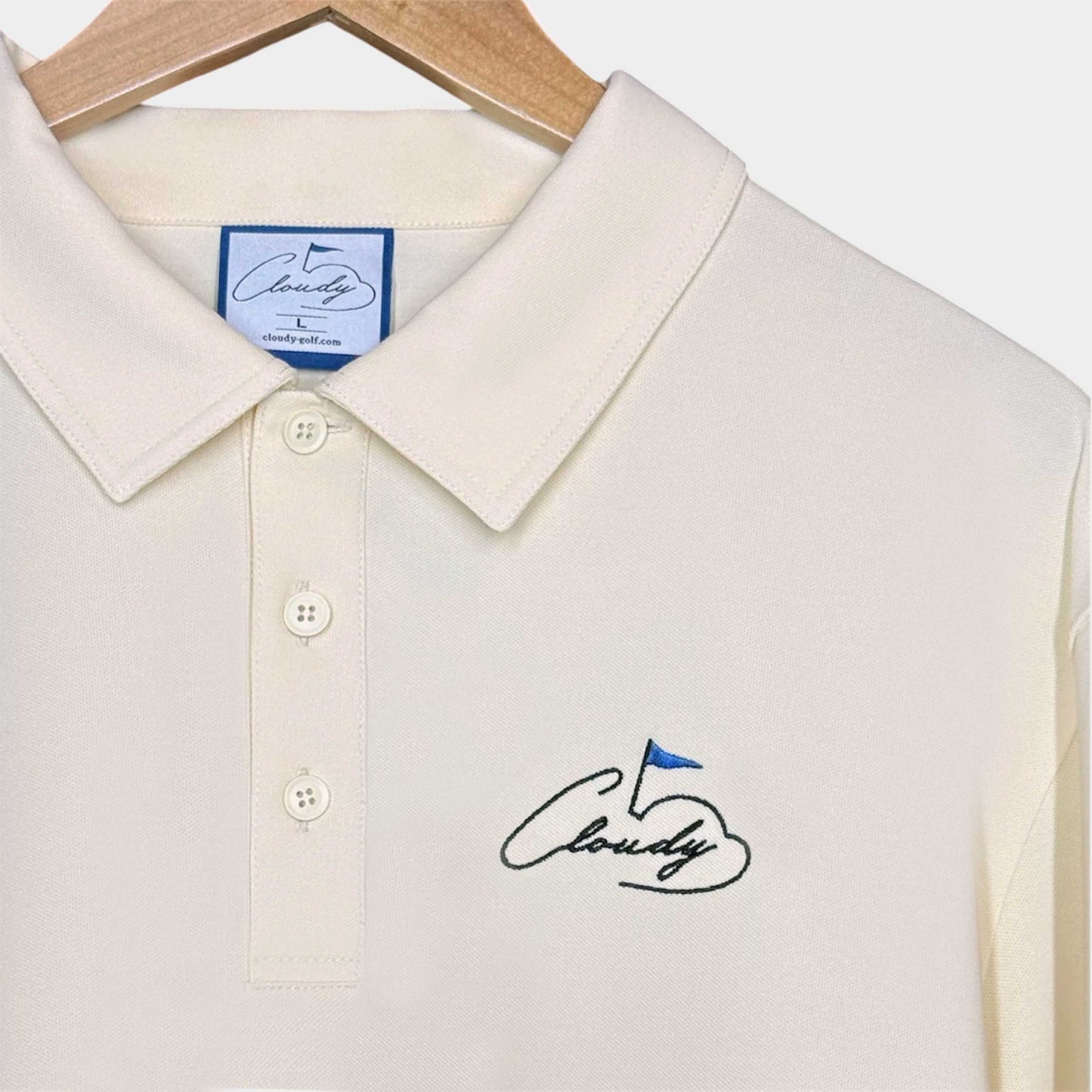 Long sleeve polo shirt