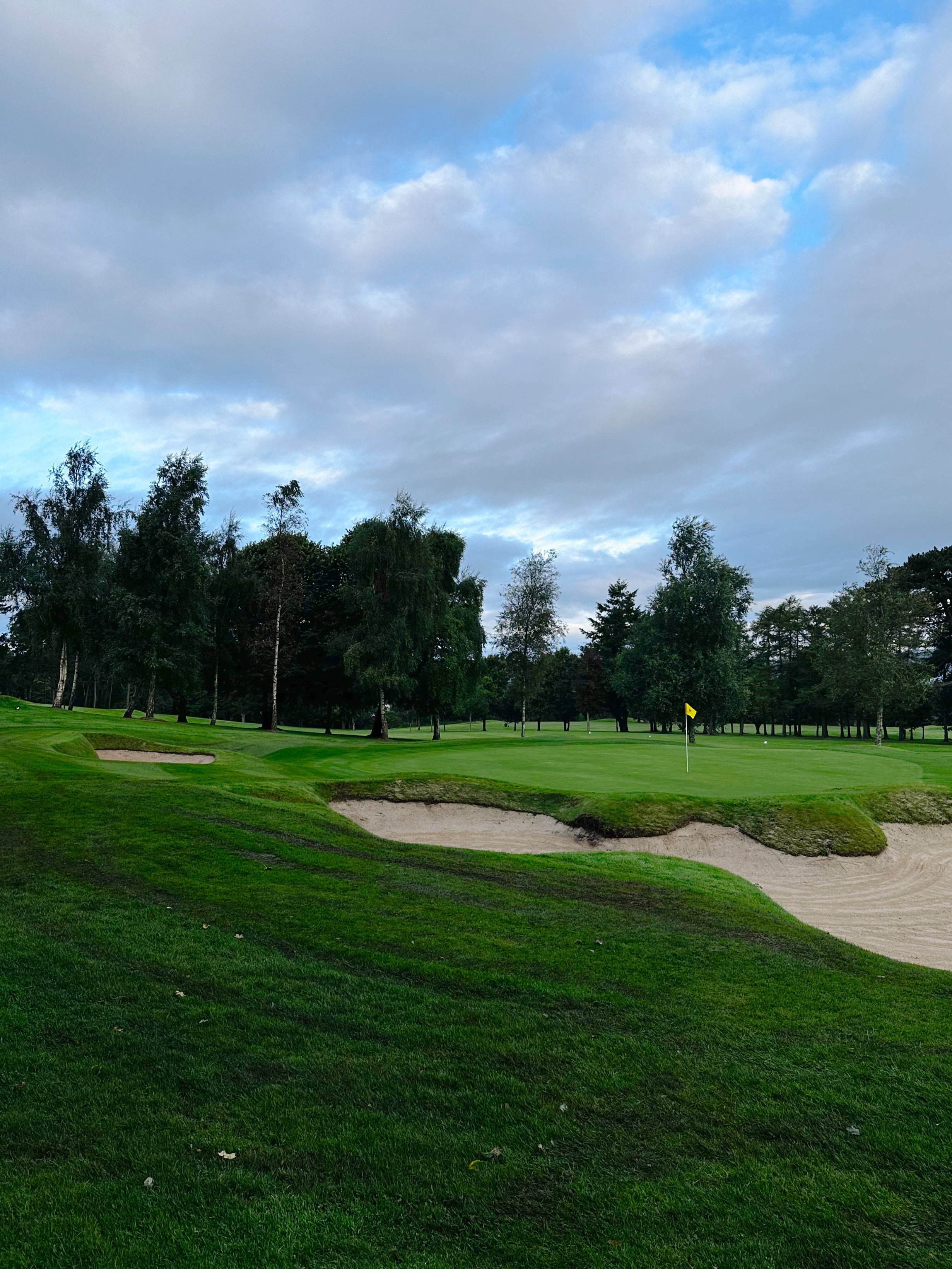 Nuages sur golf
