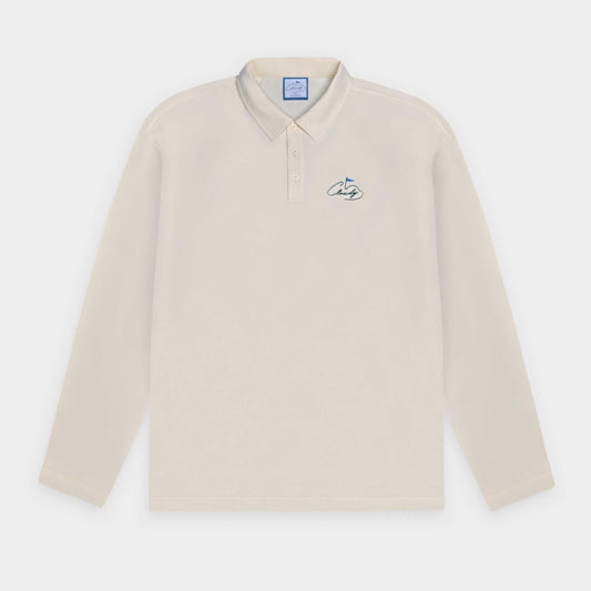 Long sleeve polo shirt